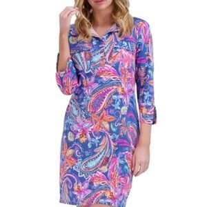 Stella Parker tropical collard dress